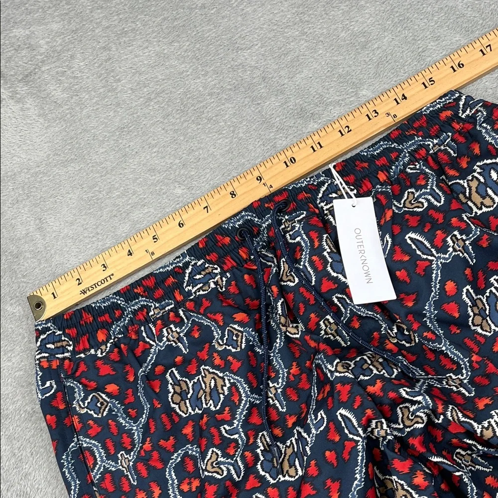 NEW Outerknown M Men's Red, Blue Nomadic Volley‎ Beach Swim Shorts